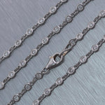 18k White Gold 2.01ctw Diamonds By The Yard 18" Necklace