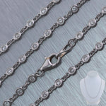 18k White Gold 2.01ctw Diamonds By The Yard 18" Necklace