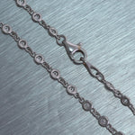 18k White Gold 2.01ctw Diamonds By The Yard 18" Necklace