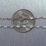 18k White Gold 2.01ctw Diamonds By The Yard 18" Necklace