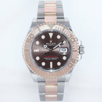 2024 NEW PAPERS Rolex Yacht-Master 126621 Chocolate Everose Gold Two Tone Watch Box