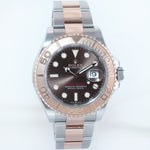2024 NEW PAPERS Rolex Yacht-Master 126621 Chocolate Everose Gold Two Tone Watch Box