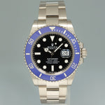 2023 NEW PAPERS Rolex Submariner Blue Smurf 126619 White Gold 41mm Watch Box