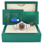 2024 NEW PAPERS Rolex Yacht-Master 126621 Chocolate Everose Gold Two Tone Watch Box