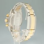 2015 MINT Rolex Daytona 116523 Blue Arabic Red Steel Yellow Gold Two Tone Watch