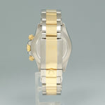 2015 MINT Rolex Daytona 116523 Blue Arabic Red Steel Yellow Gold Two Tone Watch