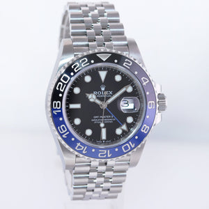 NEW 2022 Rolex GMT Master Batman Blue Jubilee Ceramic 126710BLNR Watch Box