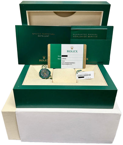 MINT PAPERS Rolex DateJust 41 Wimbledon 18K Gold Two-Tone 41mm Oyster 126333 BOX