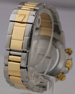 2000 Rolex Daytona Cosmograph ZENITH 40mm BLACK 18K Gold P-SERIAL Steel 16523