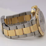 2000 Rolex Daytona Cosmograph ZENITH 40mm BLACK 18K Gold P-SERIAL Steel 16523