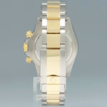 2013 PAPERS RSC Rolex Daytona 116523 White Panda Steel Yellow Gold Two Tone Watch