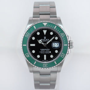 2021 NEW PAPERS Rolex Submariner 41mm GREEN KERMIT MK1 126610LV Watch Box