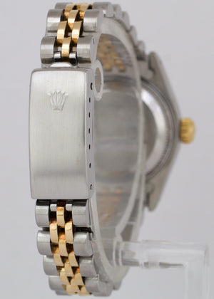 MINT Ladies Rolex DateJust MOTHER OF PEARL DIAMOND 18K Gold JUBILEE 26mm 69173