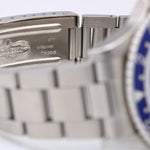 1984 VINTAGE Rolex GMT-Master GLOSSY PATINA Blue Red PEPSI Steel Date 16750