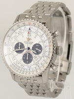 MINT PAPERS Breitling Navitimer 50th Anniversary Silver 42mm Watch A41322 BOX