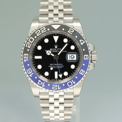 2023 NEW PAPERS Rolex GMT Master II Batman Blue Jubilee 126710 BLNR Watch Box