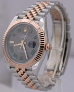 MINT 2022 Rolex DateJust WIMBLEDON Rose Gold Two-Tone Steel JUBILEE 41mm 126331