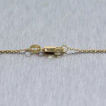 Modern 14k Yellow Gold 3.12ctw Diamond Cross 20" Necklace