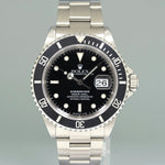 1998 PAPERS RSC 2005 Papers Rolex Submariner Date 16610 Steel Black 40mm Watch