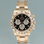 2023 NEW PAPERS Rolex Daytona Cosmograph 40mm Rose Gold Black 126505 Watch