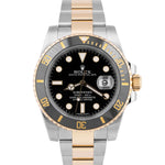 MINT Rolex Submariner Date Ceramic Black 40mm 18K Gold Steel Two-Tone 116613 LN