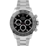 MINT Rolex Daytona Cosmograph Black Stainless Steel Ceramic 40mm Watch 116500 LN