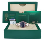 2022 NEW Papers Rolex GMT-Master II 126719 Pepsi Blue Dial White Gold Watch Box