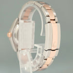 2015 MINT Ladies Rolex DateJust 179171 White Roman Two-Tone Rose Gold Oyster Watch