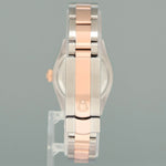 2015 MINT Ladies Rolex DateJust 179171 White Roman Two-Tone Rose Gold Oyster Watch