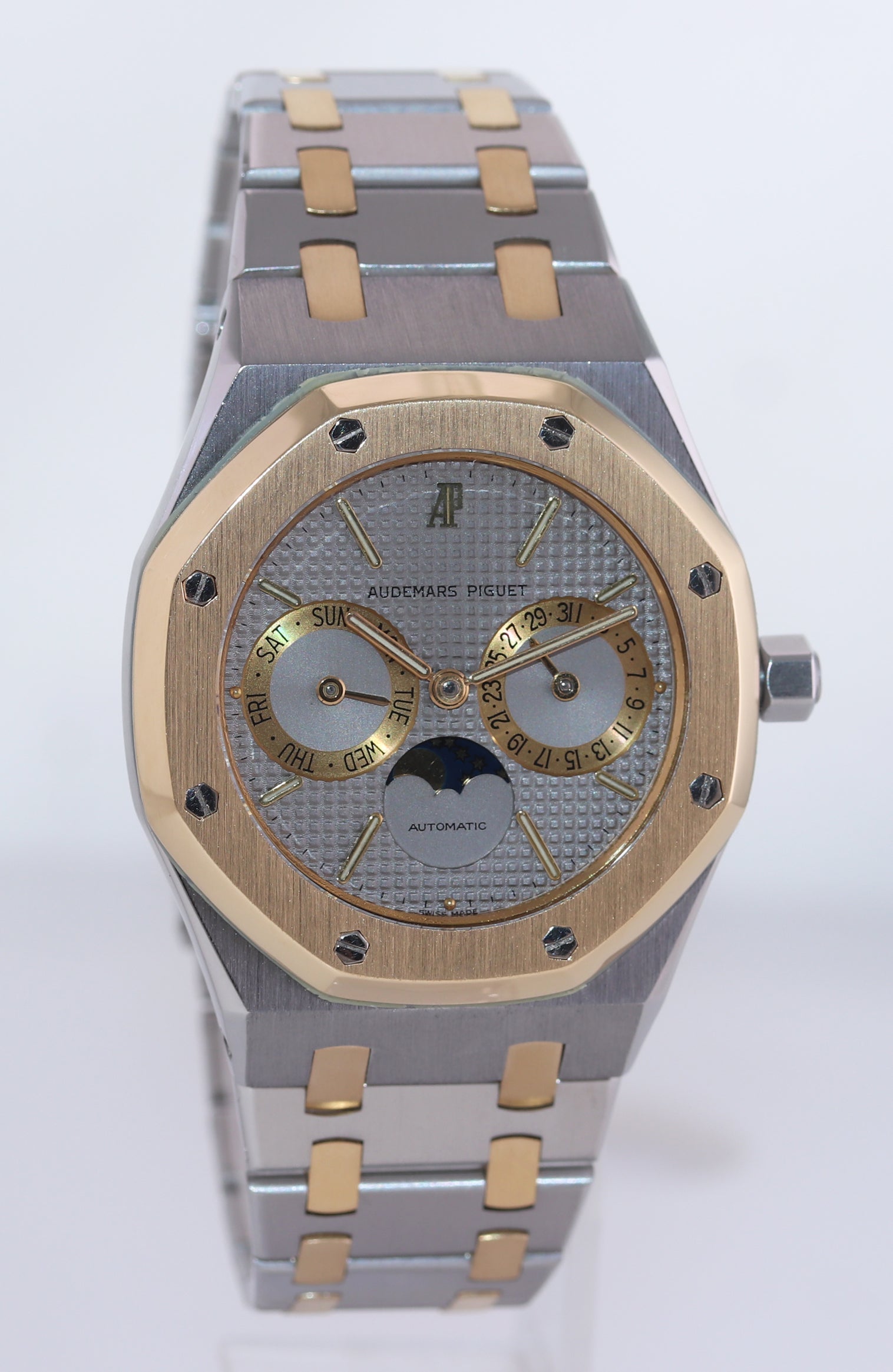 2023 Service Audemars Piguet Royal Oak 25594 Day Date Yellow Gold two Tone Watch