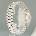 MINT 2020 Rolex Platinum President Day Date 40 Blue Baguette Diamond 228206 Watch