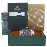 MINT 2016 SERVICE Papers Rolex Submariner 16610 Steel Black 40mm Watch Box