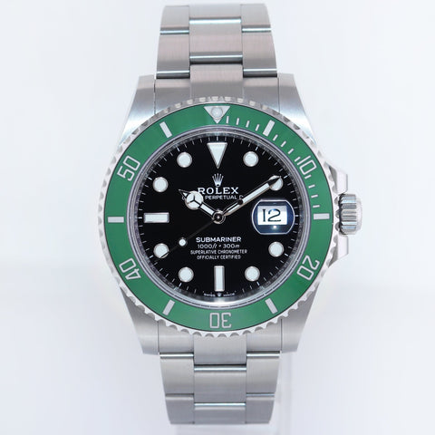 2023 NEW PAPERS Rolex Submariner 41mm GREEN KERMIT MK2 126610LV Watch