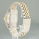 MINT Rolex DateJust 16233 Two Tone Yellow Gold Jubilee Champagne Diamond Watch