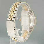 MINT Rolex DateJust 16233 Two Tone Yellow Gold Jubilee Champagne Diamond Watch