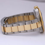 Rolex Submariner Date Two-Tone BLUE 18K Yellow Gold Steel 40mm 116613 LB Watch