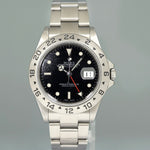 STARDUST DIAL Rolex Explorer II 16570 Stainless Steel Black Date GMT 40mm Watch Box