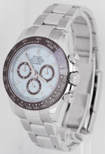 Rolex Daytona GLACIER ICE BLUE Dial 40mm 950 Platinum Watch 116506 BOX PAPERS