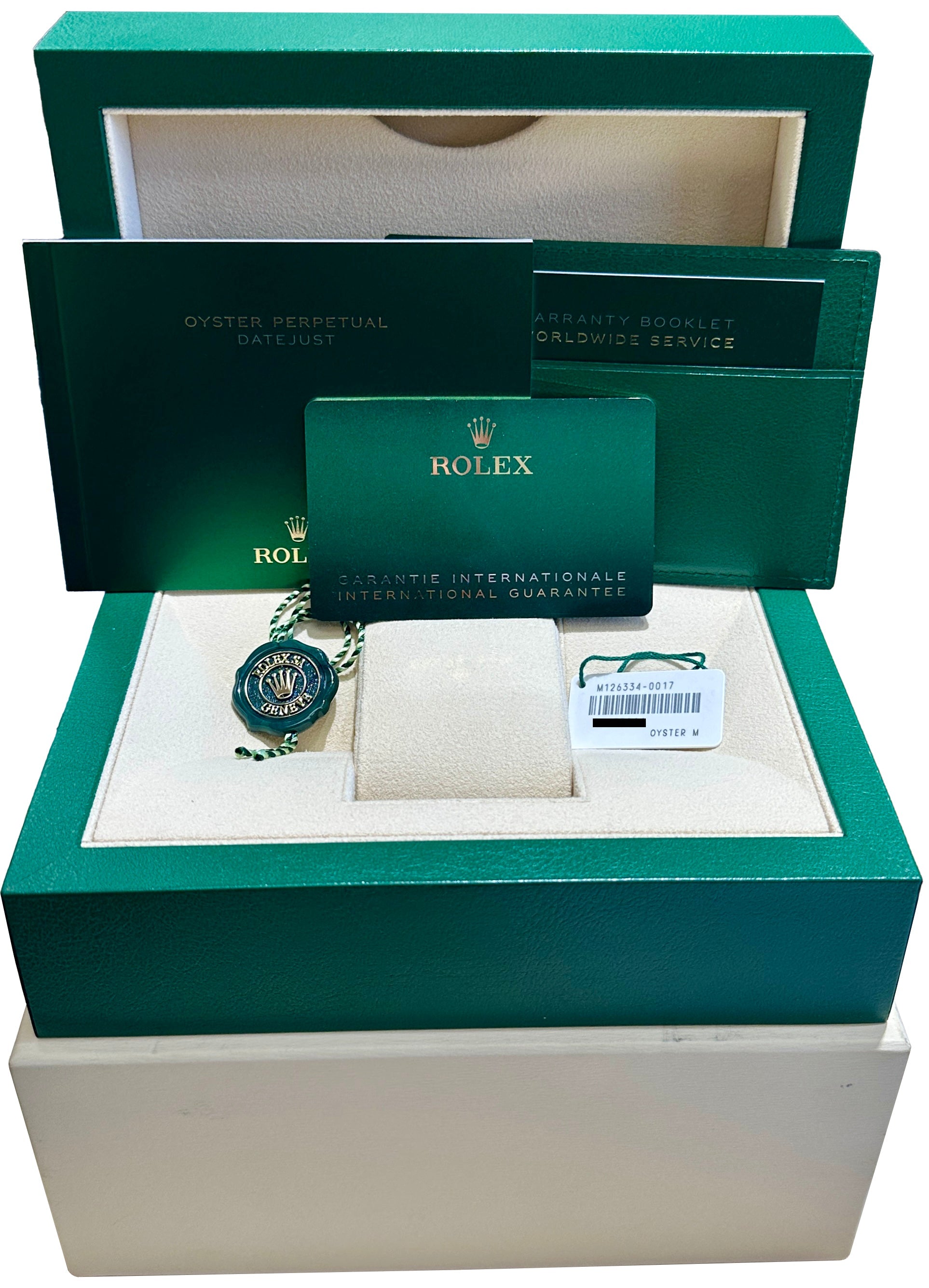 MINT PAPERS Rolex DateJust 41mm BLACK 18K Gold Steel Fluted Oyster 126334 BOX