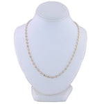 14k Yellow Gold 6.16ctw Diamonds By The Yard 18" Necklace