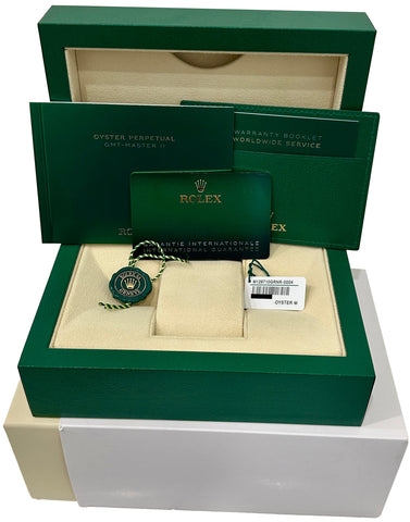 DEC 2024 PAPERS Rolex GMT-Master II BRUCE WAYNE Watch 126710 GRNR BOX