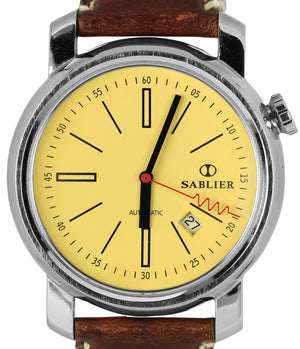 Sablier Grand Cru Gen 1 Stainless Steel Champagne 44mm Leather 8,009,521 B+P