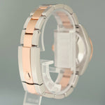 2015 Rolex DateJust Rose Gold Two Tone Steel 36mm 178341 Chocolate Diamond Watch