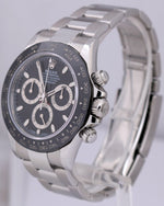 MINT PAPERS Rolex Daytona Cosmograph Black CERAMIC Stainless Steel 116500 LN BOX