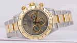 Rolex Daytona Cosmograph SLATE Rhodium 18K Yellow Gold Stainless Watch 16523