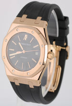 Audemars Piguet Royal Oak 18k Rose Gold Black 39mm 15300OR.OO.D002CR.01 Watch