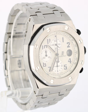 Audemars Piguet Royal Oak Offshore Safari Cream White 42mm Steel 26170ST Watch