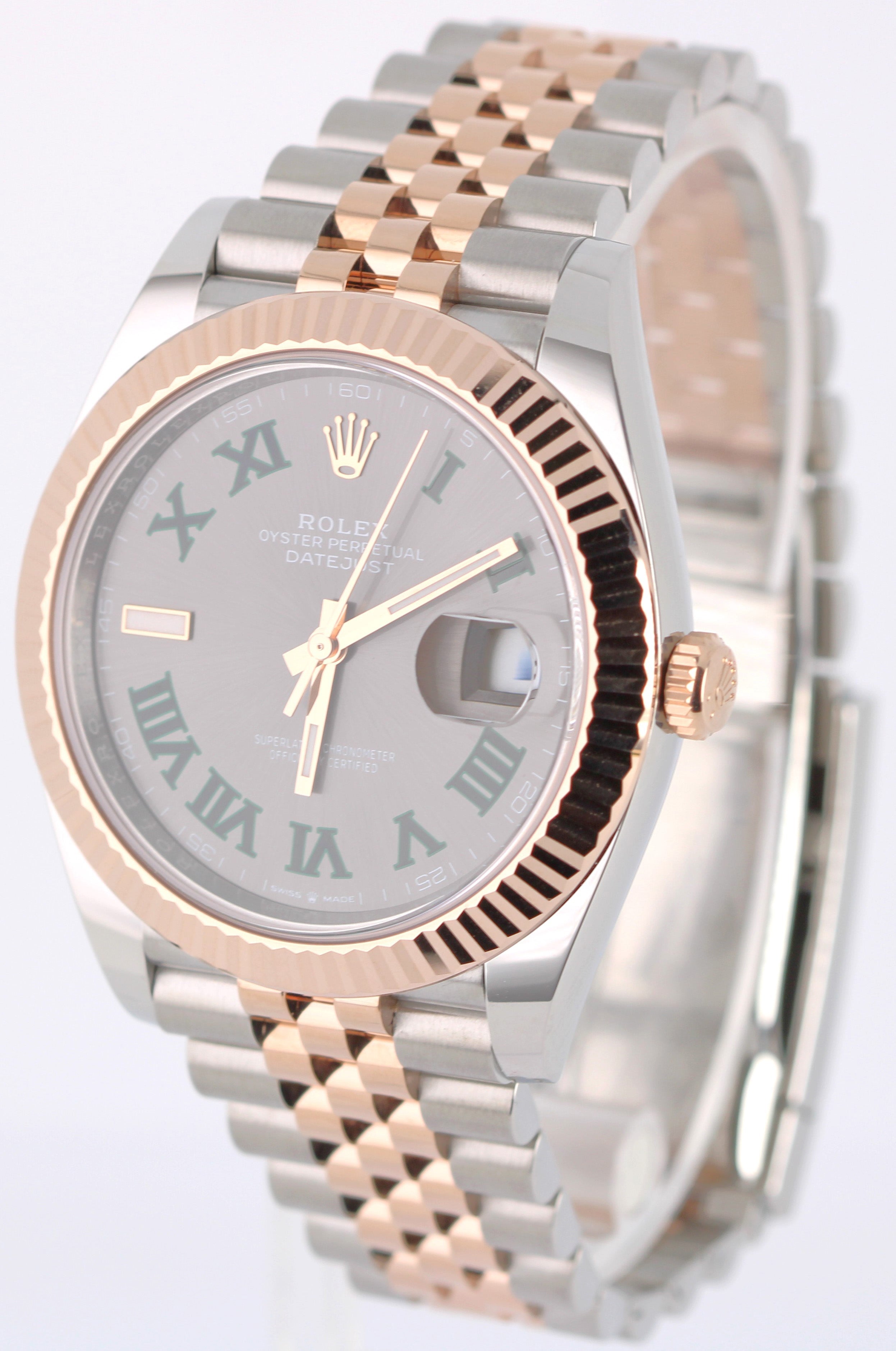 BRAND NEW DEC. 2024 Rolex DateJust 41mm WIMBLEDON Two-Tone JUBILEE 126331 BOX