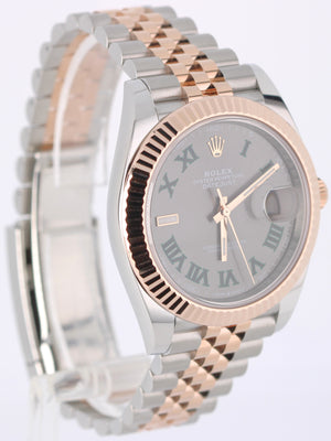 BRAND NEW DEC. 2024 Rolex DateJust 41mm WIMBLEDON Two-Tone JUBILEE 126331 BOX