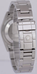 UNPOLISHED Rolex Explorer I Black 36mm 3-6-9 SWISS ONLY Dial Steel Watch 14270